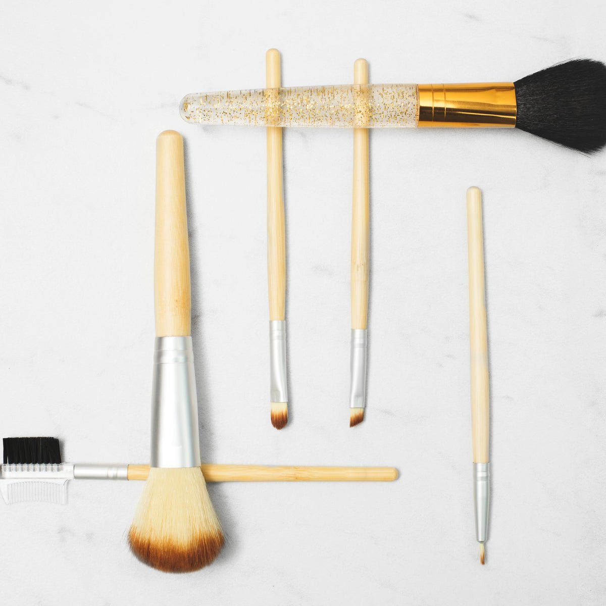 Kit Pinceaux Maquillage Bambou