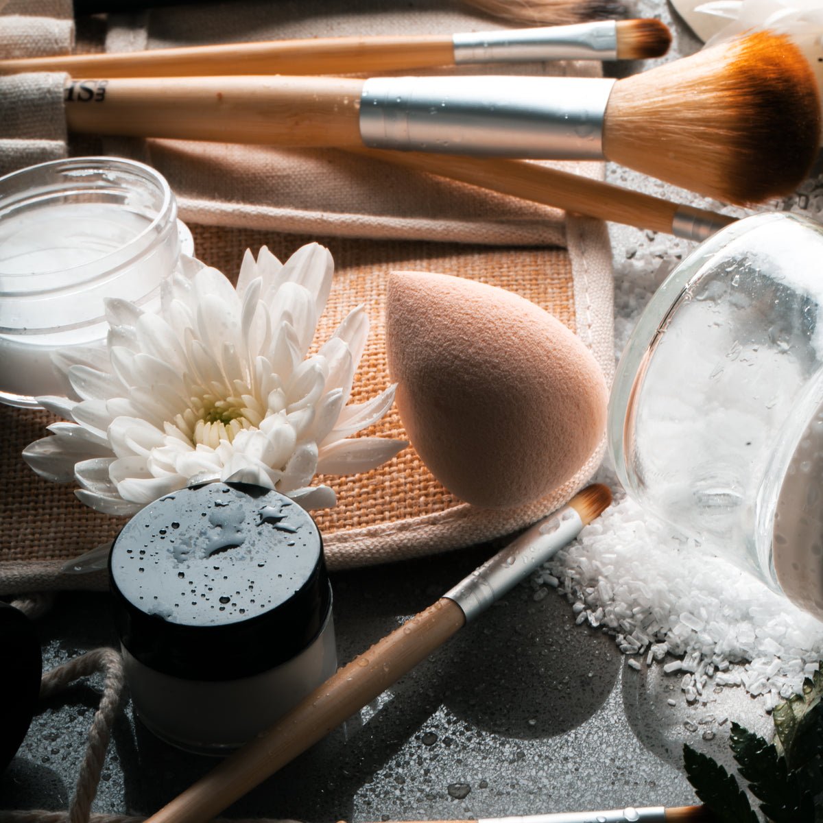 Kit Pinceaux Maquillage Bambou