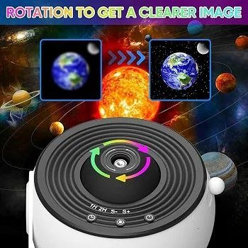 Projecteur Galaxie & Système Solaire LED 🌌 | بروجيكتور المجرات والكواكب LED